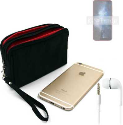 Travelbag Schutzhülle für BQ Mobile BQ-6061L Slim Smartphones + headphones Sma