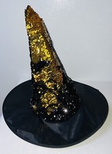 Flip Sequin Witch Hat - GOLD - Costume Accessory - Teen Adult MZ4