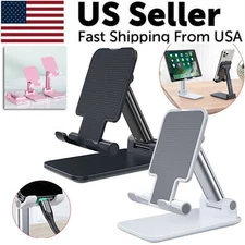 Adjustable Cell Phone Tablet Stand Desktop Holder Mount Mobile Phone iPad iPhone
