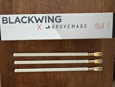 Blackwing x Grovemade White Pencils: 3 pencil (with Box)
