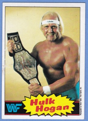 1985 Topps WWF Wrestling #1 HULK HOGAN WWF CHAMPION - EXCELLENT | eBay