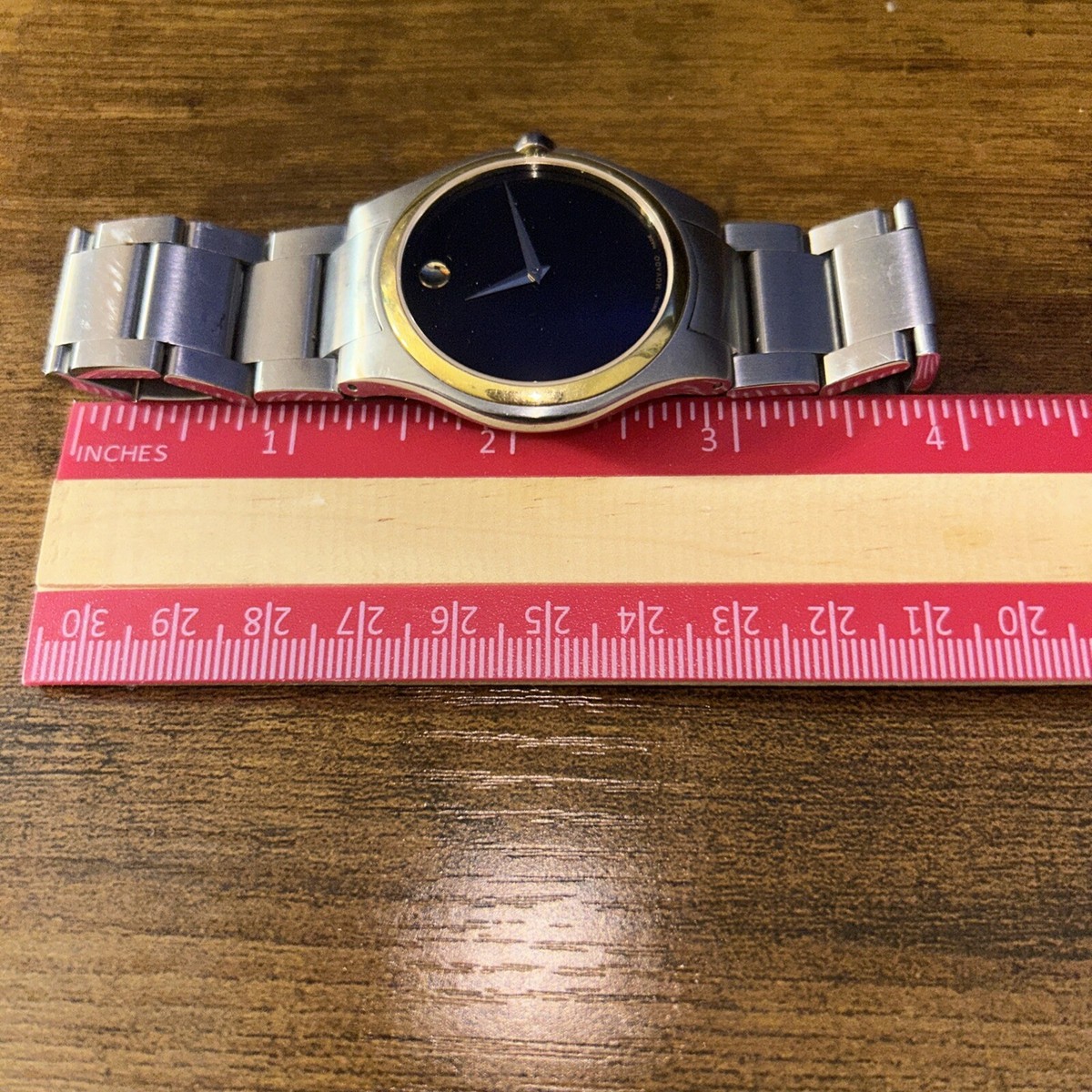 Movado Museum 81 G1 1870 Stainless Steel Classic Watch Men’s Women’s  Excellent