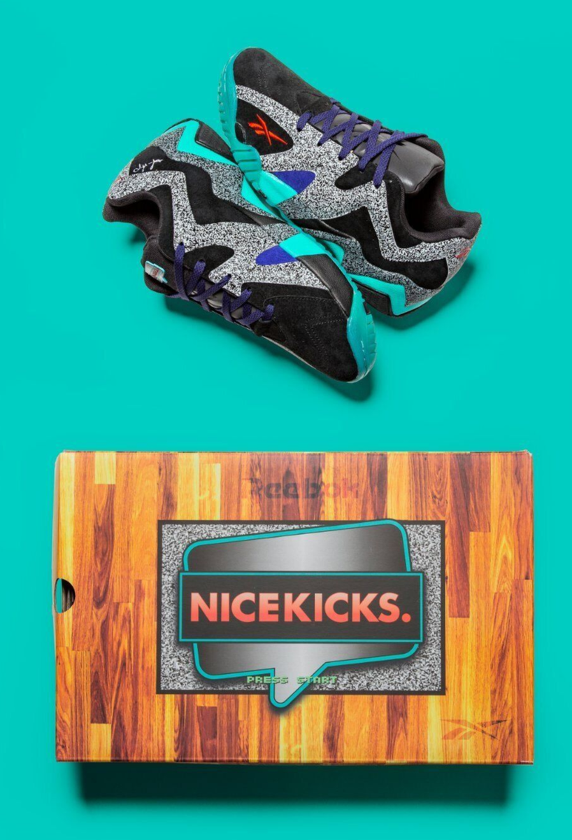 Reebok x Nice Kicks NBA Jam Kamikaze Low Shawn Kemp H01319 Men