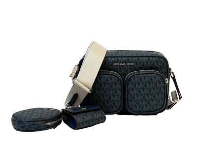 MICHAEL KORS JET SET ITEM MEDIUM POCKET CROSSBODY BAG TECH