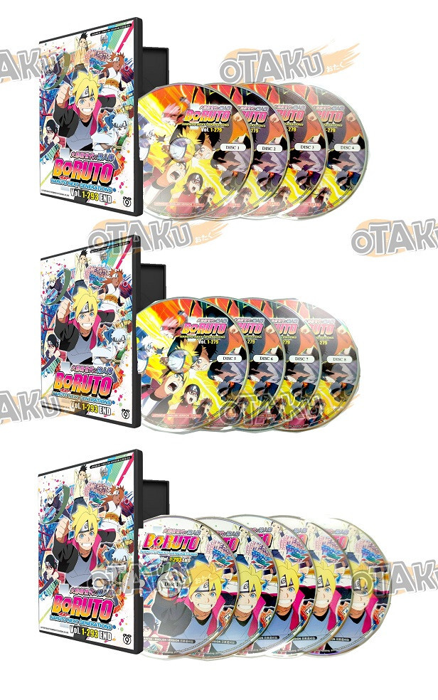 BORUTO : NARUTO NEXT GENERATIONS - TV DVD (1-293 EPS) ENG DUB, SHIP FROM UK