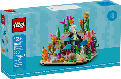 LEGO 40783 Coral Reef Diorama GWP Set - New Sealed Exclusive Ocean Display
