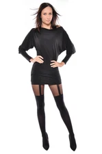Mock Suspender Women Girls Sexy Patterned Tights