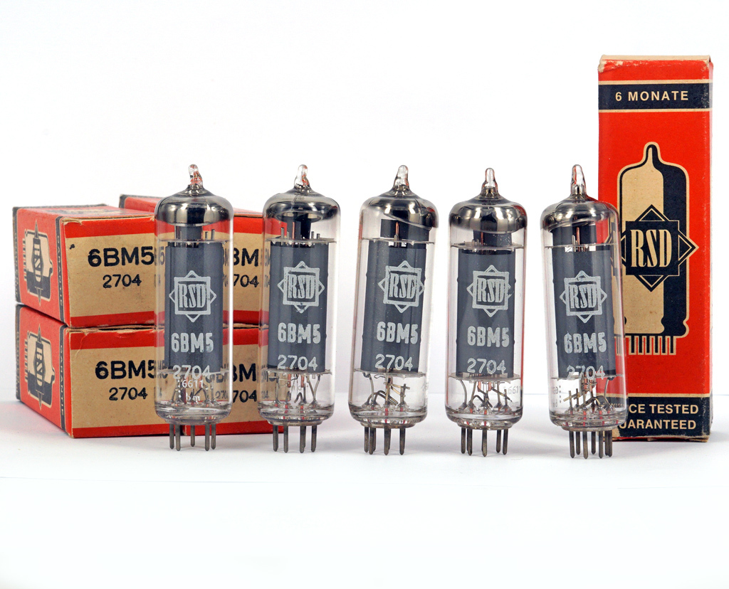 ONE 6BM5/6P9 RSD NOS FRANCE Tube Valve Röhre Lampe TSF Valvola 