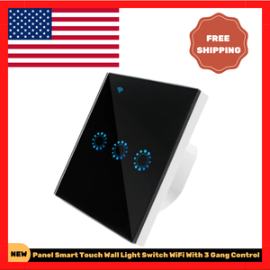 gang wifi switch touch panel smart control light