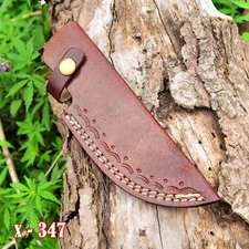 Elite Guard: Professional-Grade Leather Sheath for fixed blade knife sheath x347