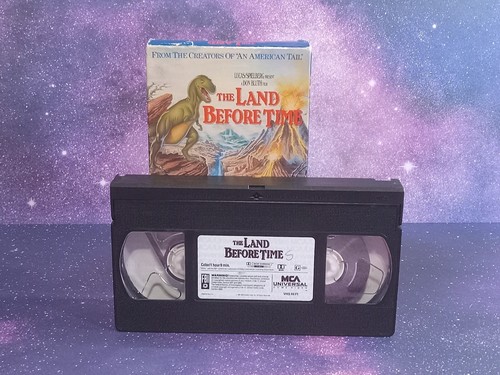 The Land Before Time VHS Tape 1988 Animated Adventure - McDonalds Promo Edition - Foto 4 di 7