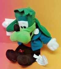 8" Brand New Disney Store Plush Beanie - Goofenstein Frankenstein Goofy NWT Rare
