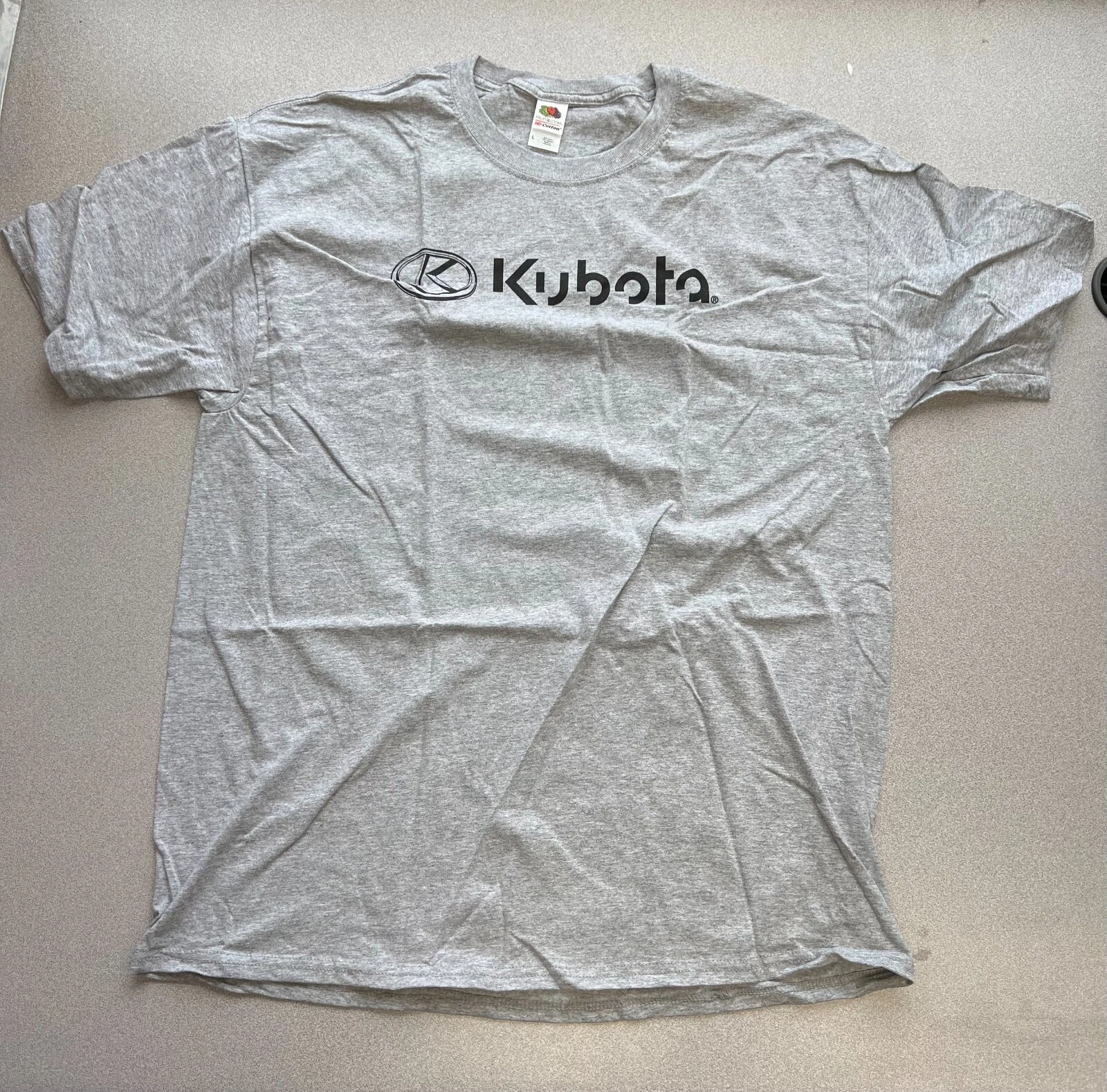 New Light Gray Kubota Logo T-Shirt 2XL