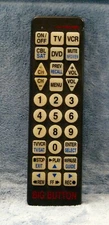 Hy-Tek BW-1220-US Big Button Universal Remote Control ~ BACKLIT, LARGE NUMBERS
