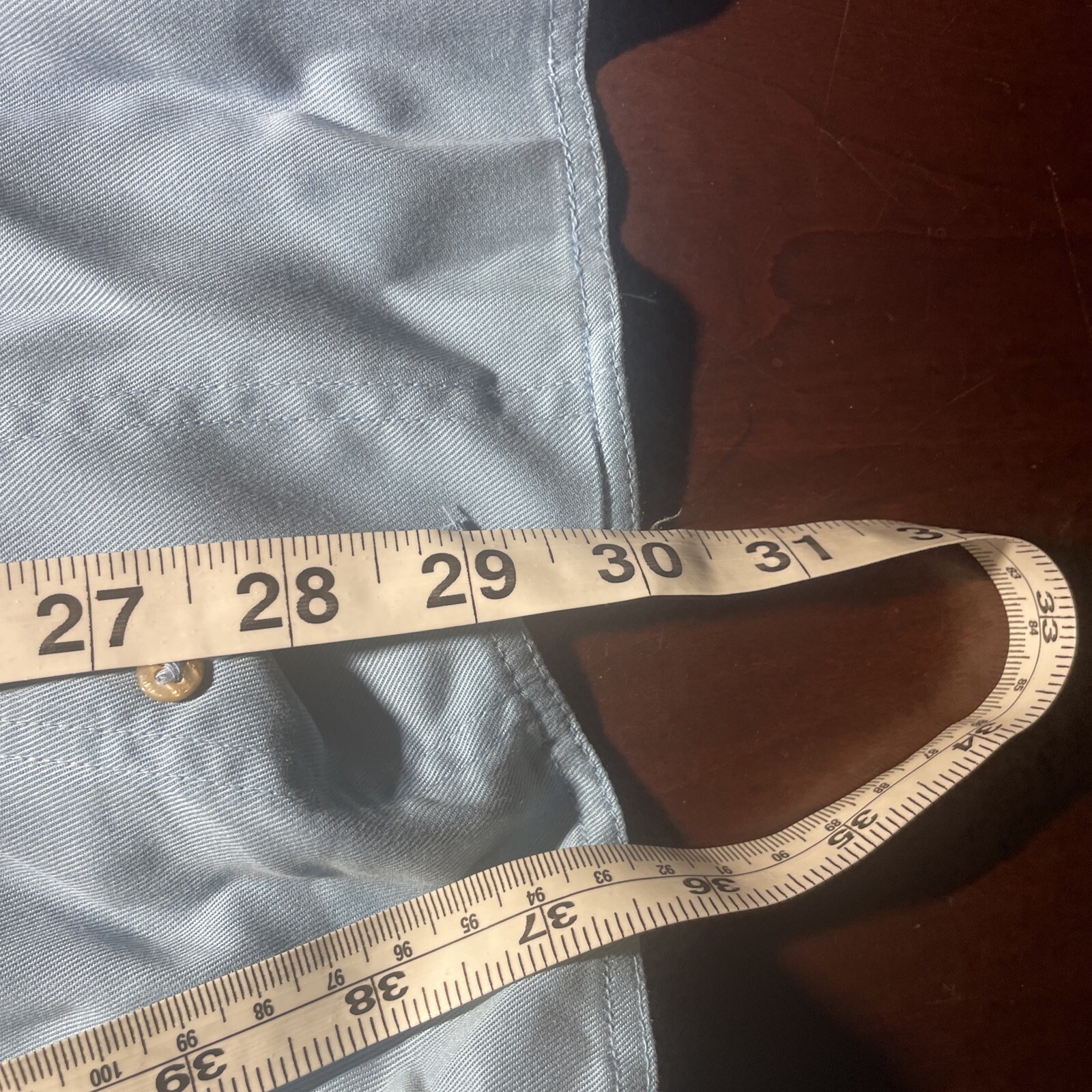 BUGATCHI UOMO Men Solid Blue Button-Down Shirt XX… - image 5