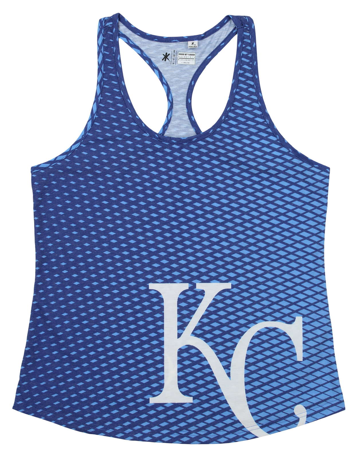 Вечные предметы коллекционирования MLB Womens Kansas City Royals с бриллиантовой гоночной майкой