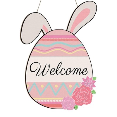 Festive Easter Door Hangings Pendant Ornaments Colorful Easter Wall Decor