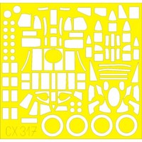MW22 Eduard CX317 Halifax B Mk.Ii 1/72 Mask For Revell