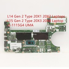 Motherboard For Lenovo ThinkPad L14 Gen 2/L15 Gen 2 i3-1115G4 UMA 5B21A12893