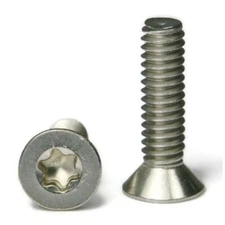 1/4"-20 Stainless Steel Star Drive Flat Head Machine Screw - Select Length & Qty
