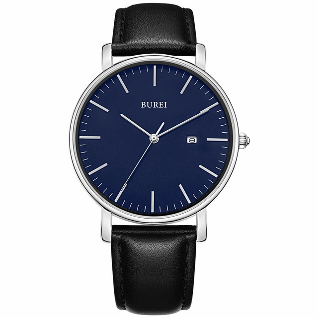 burei men's fashion minimalist wrist watch