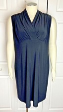 Dress Size 18/20 Sleeveless Criss Cross Black Workwear Party Wear Cocktail Dress