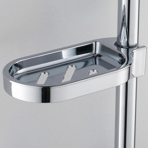 Adjustable Rail Slide Bathroom Bath Shower Soap Dishes Holder For 25 mm Hole AU - Picture 11 of 12