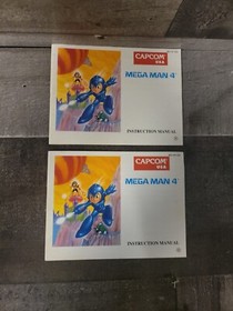 Mega Man 4 NES Nintendo Instruction Manual Booklet Authentic 1 Per Order 