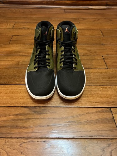 Talla 8 - Jordan 1 Retro Alto Nuevo Verde Milicia 2016 Mujer 9.5 - Imagen 3 de 9