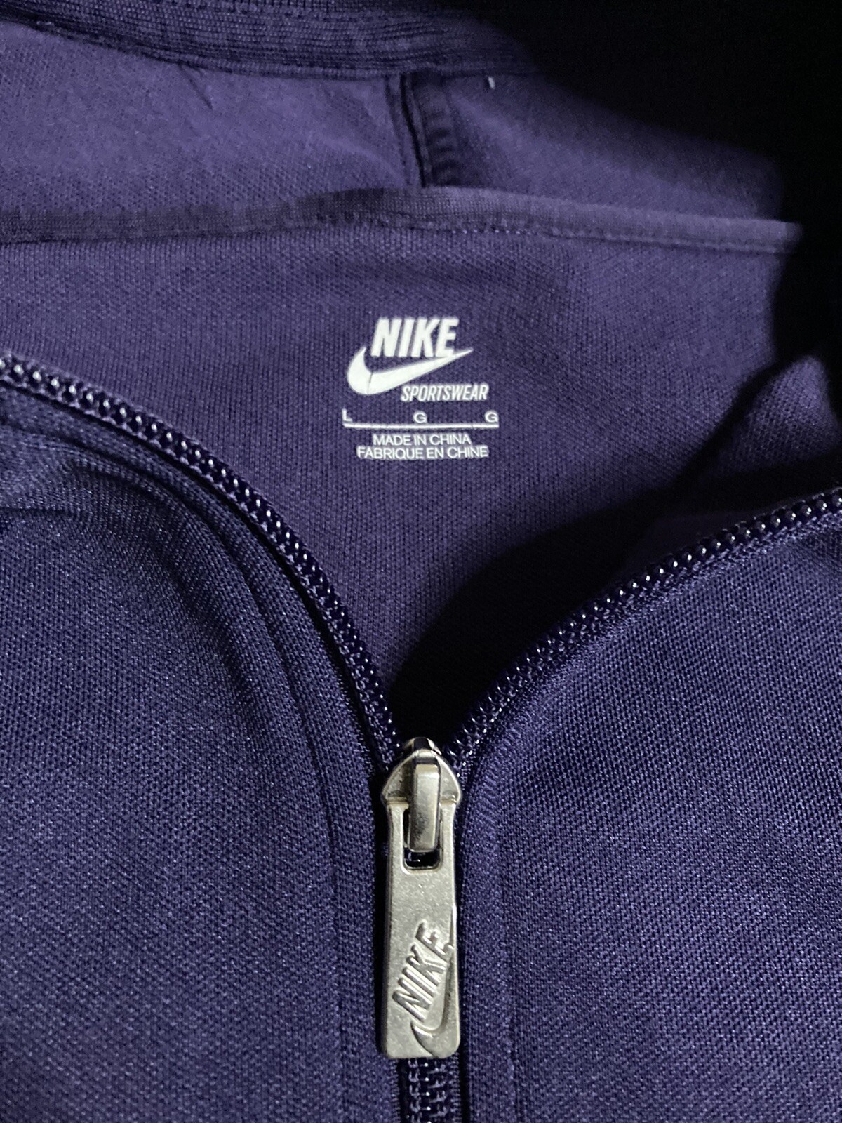 nike sportswear track jacket Purple 