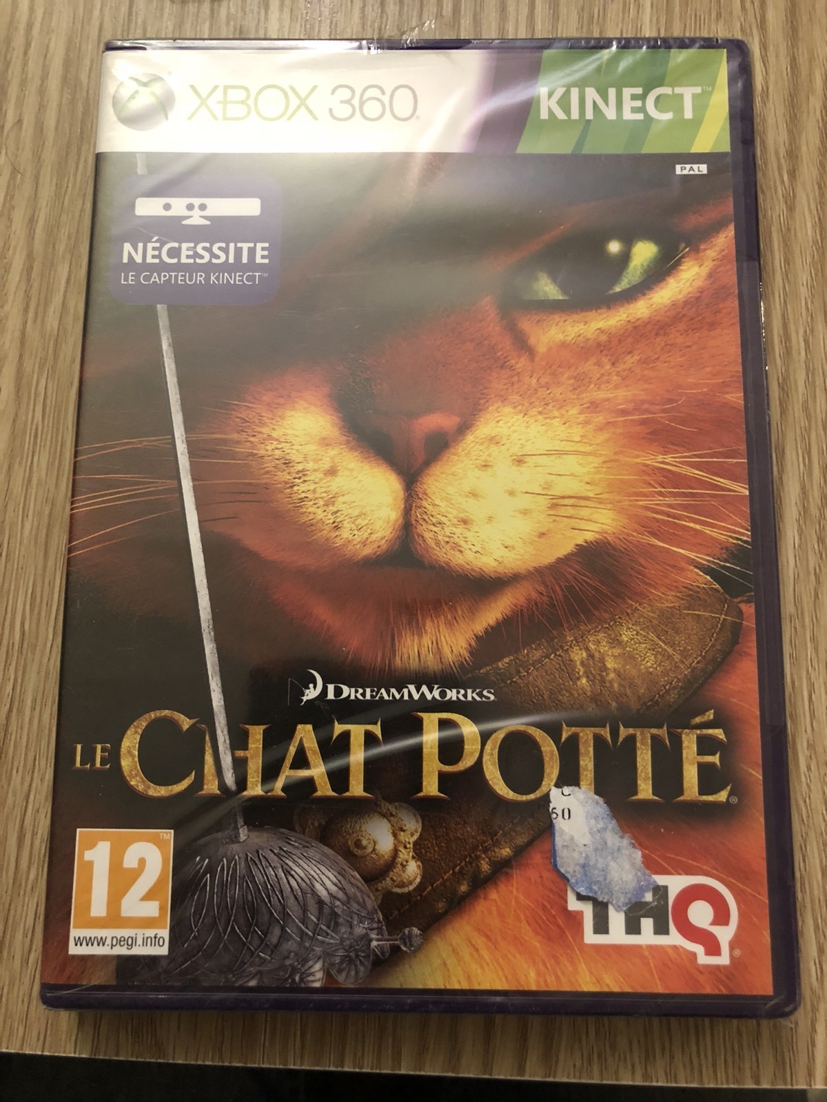 LE CHAT POTTÉ DREAMWORKS XBOX 360 FRANÇAIS NEUF BLISTER NEW SEALED