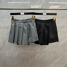 Thom Browne Women's Pleated Casual Versatile College Anti-light Skirt