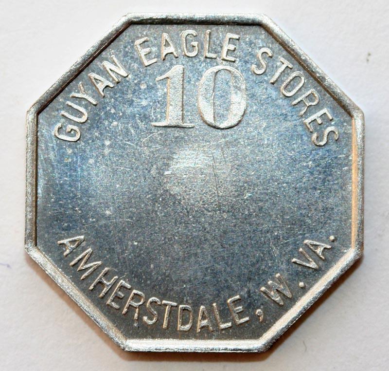 UNLISTED AMHERSTDALE, WEST VIRGINIA COAL MINE CO. GOOD FOR TOKEN; WV