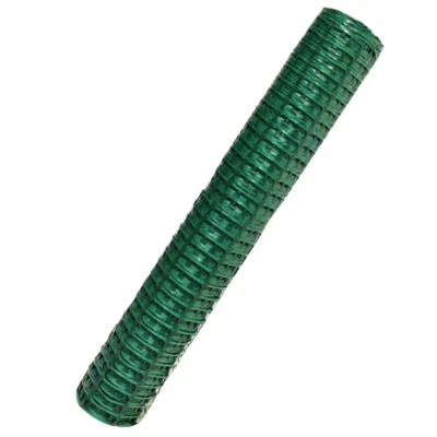 SUREGREEN Green Plastic Safety Barrier Mesh Fence Netting Net and Metal Pins