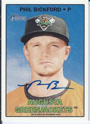 Phil Bickford 2016 Topps Heritage Minors Autograph