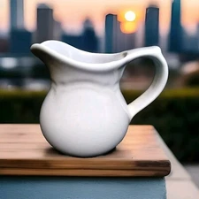 Pfaltzgraff Bouquet Blue Creamer U.S.A. 4.5"H Beautiful