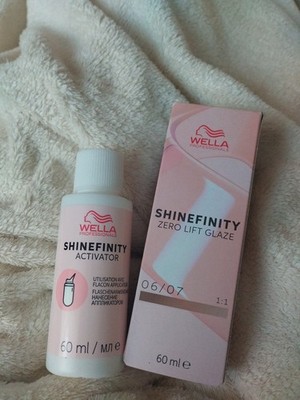 wella shinefinity glaze dunkelblond 06/07