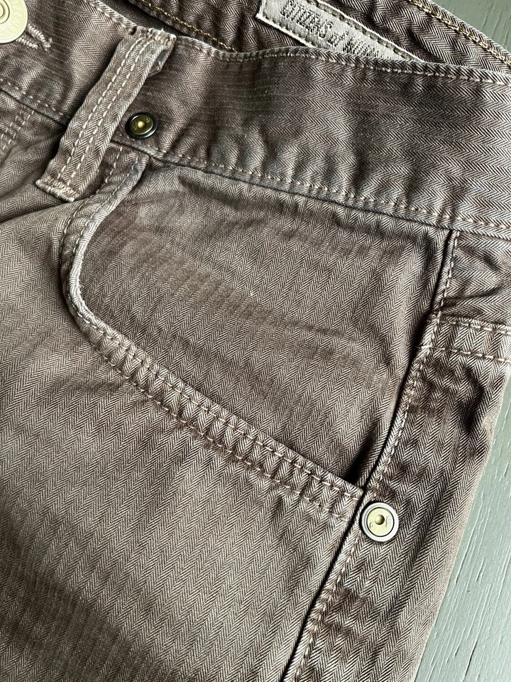 Citizens of Humanity Mens Brown Dark Wash Straight Leg Jeans Size 31 x 27 - Image 4 of 4