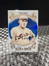 2021 Allen & Ginter Chrome Rogers Hornsby #177 Blue Refractor /150 HOF Cards