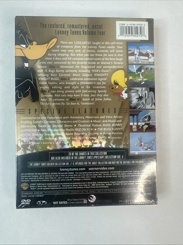 Looney Tunes: Golden Collection Volume 4 (DVD), Factory Sealed & HTF - Picture 2 of 3