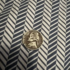 RARO 1940 Jefferson Nickel, senza marchio di zecca, epoca seconda guerra mondiale