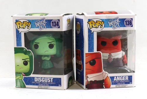 Funko Pop! Disney Pixar Inside Out - Disgust #134 and Anger #136