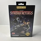 Strider Returns Journey From Darkness Sega Genesis Complete in Box Tested