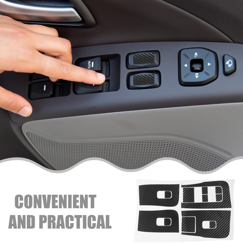 Automotive Decals Decorative Stickers Car Button Window Lift Switch Cover