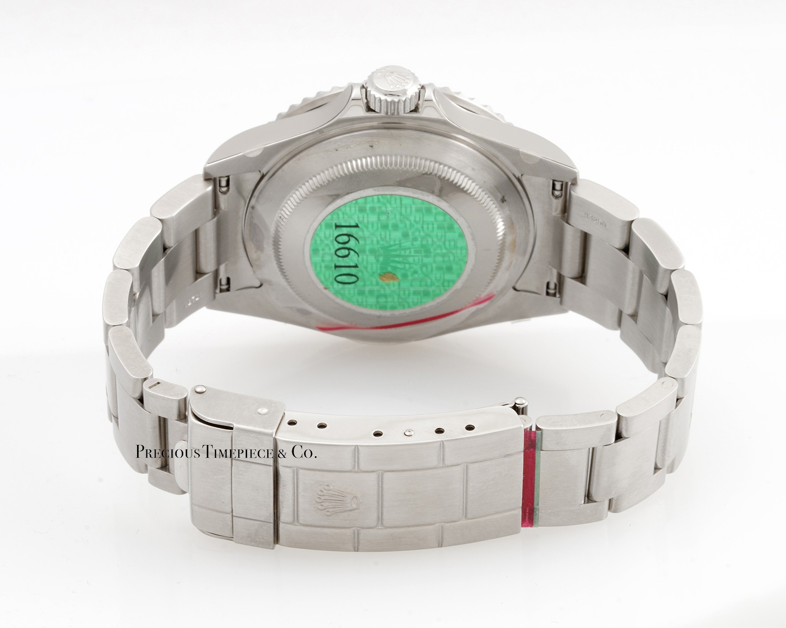 Rolex Submariner 16610LV Flat Four UNWORN “Kermit” with Y9 Serial-Full Set image 6