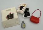 Vtg 1997 Cool Shoppin' BARBIE Doll Shopping Bag Shoe Box Shoes Purse Bottl #ML69