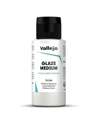 Vallejo - Glaze Medium 60 ml. (2.02 fl.oz.) | Transparent, Slow-Drying Acryli...