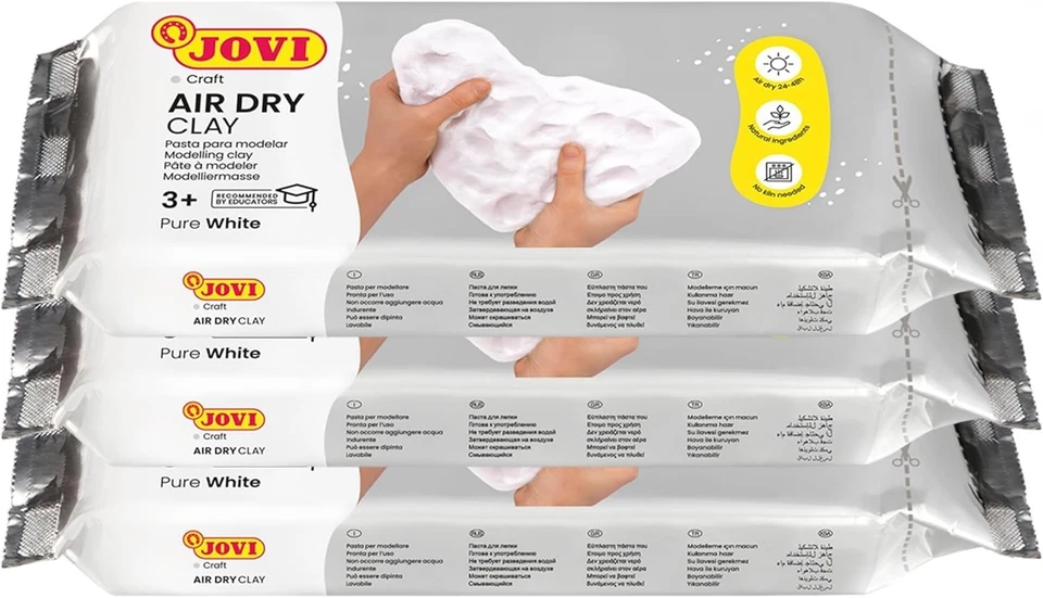 Air Dry Modelliermasse, Gebrauchsfertig, Lufttrocknend, Auf Basis Von Feuchtton, - Bild 2 von 4