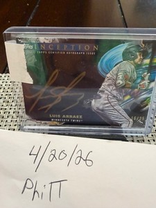 祝首位打者❗️Luis Areaez直筆サイン　MLB Auto Luis Arraez Autograph | eBay