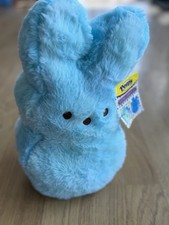 2023 PEEPS REVERSIBLE Plush Easter Bunny Pale Blue to Solid Blue 12 NEW